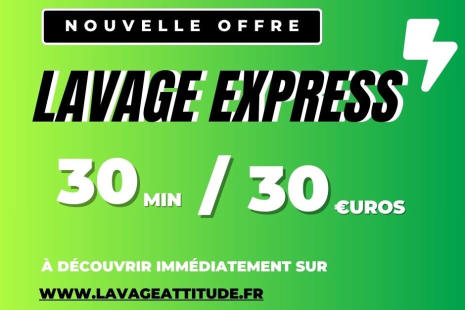 Lavage Express - Lavage Attitude